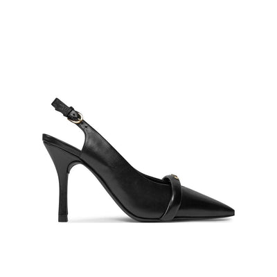 Furla Schwarzer Leder High Heel