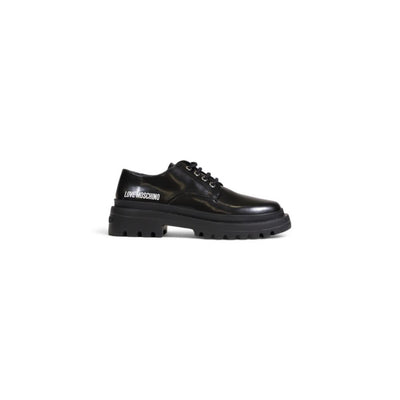 Love Moschino Plattform aus schwarzem Polyethylen