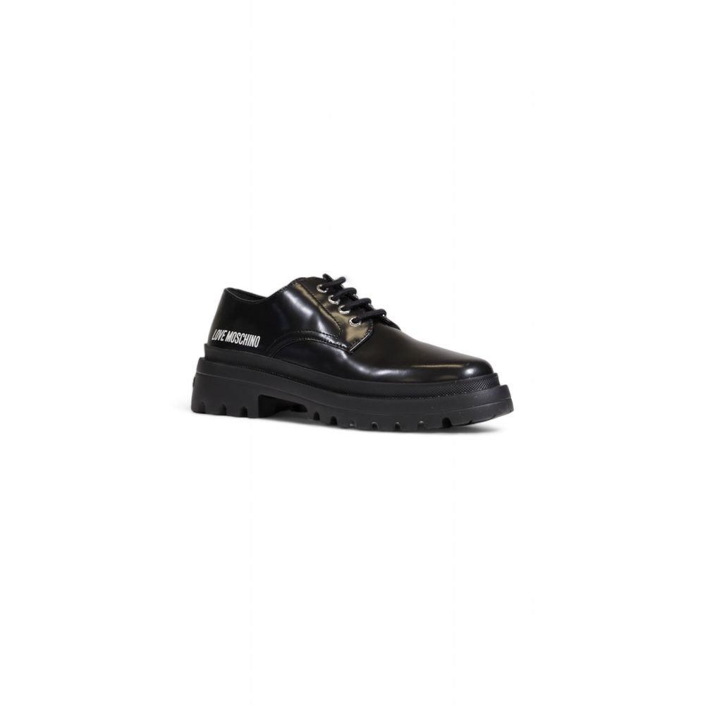Love Moschino Plattform aus schwarzem Polyethylen