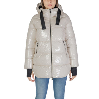 Suns Beigefarbener Polyamid-Parka