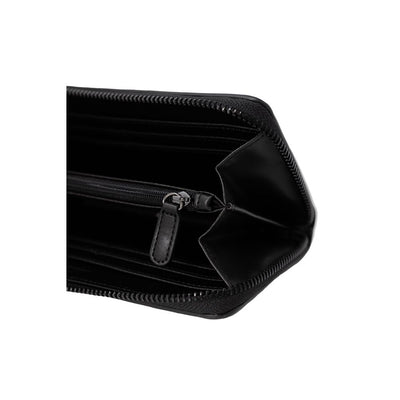 Love Moschino Schwarzes Portemonnaie aus Polyethylen
