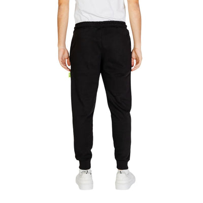 Icon Schwarze Baumwoll-Jogger Workout-Hose