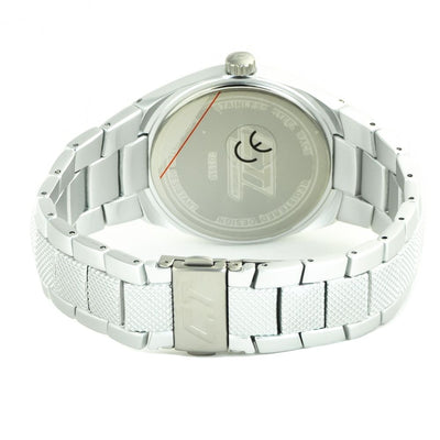 Chronotech Silberne Uhr aus Edelstahl
