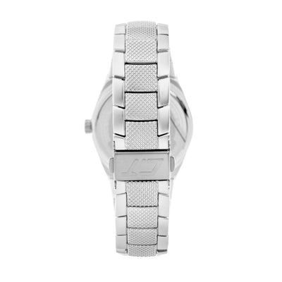 Chronotech Silberne Uhr aus Edelstahl