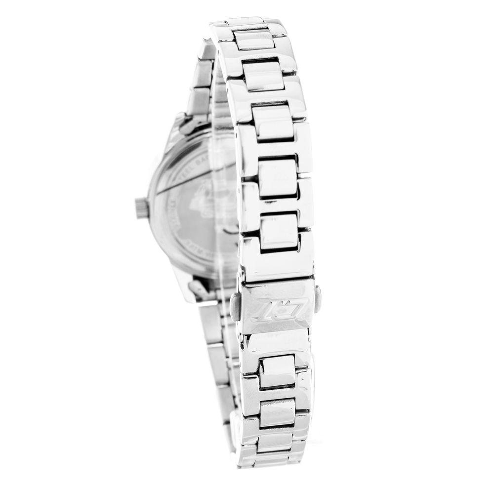 Chronotech Silberne Uhr aus Edelstahl