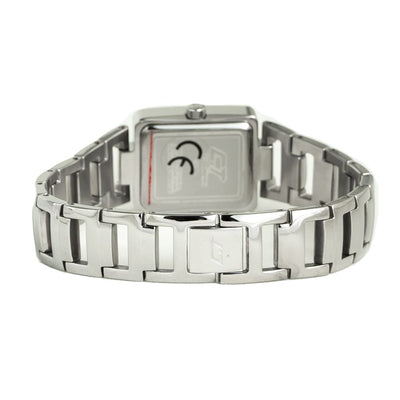 Chronotech Silberne Uhr aus Edelstahl