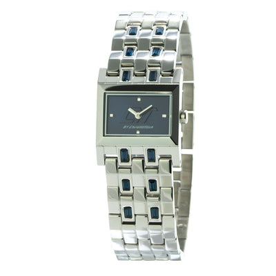 Chronotech Silberne Uhr aus Edelstahl