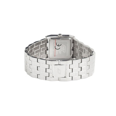 Chronotech Silberne Uhr aus Edelstahl