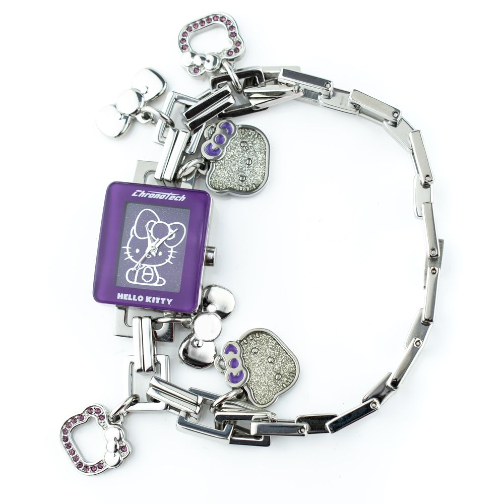 Chronotech Silberne Uhr aus Edelstahl