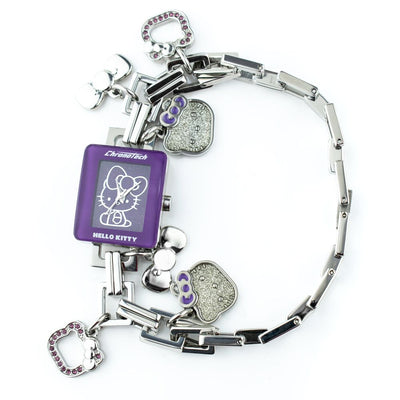 Chronotech Silberne Uhr aus Edelstahl