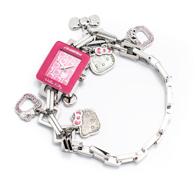 Chronotech Silberne Uhr aus Edelstahl