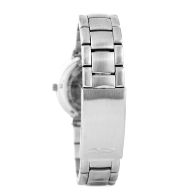 Chronotech Silberne Uhr aus Edelstahl