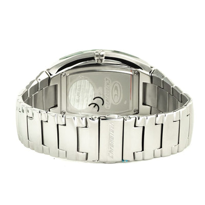 Chronotech Silberne Uhr aus Edelstahl