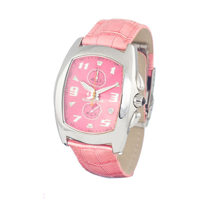 Chronotech Silberne Uhr aus Edelstahl