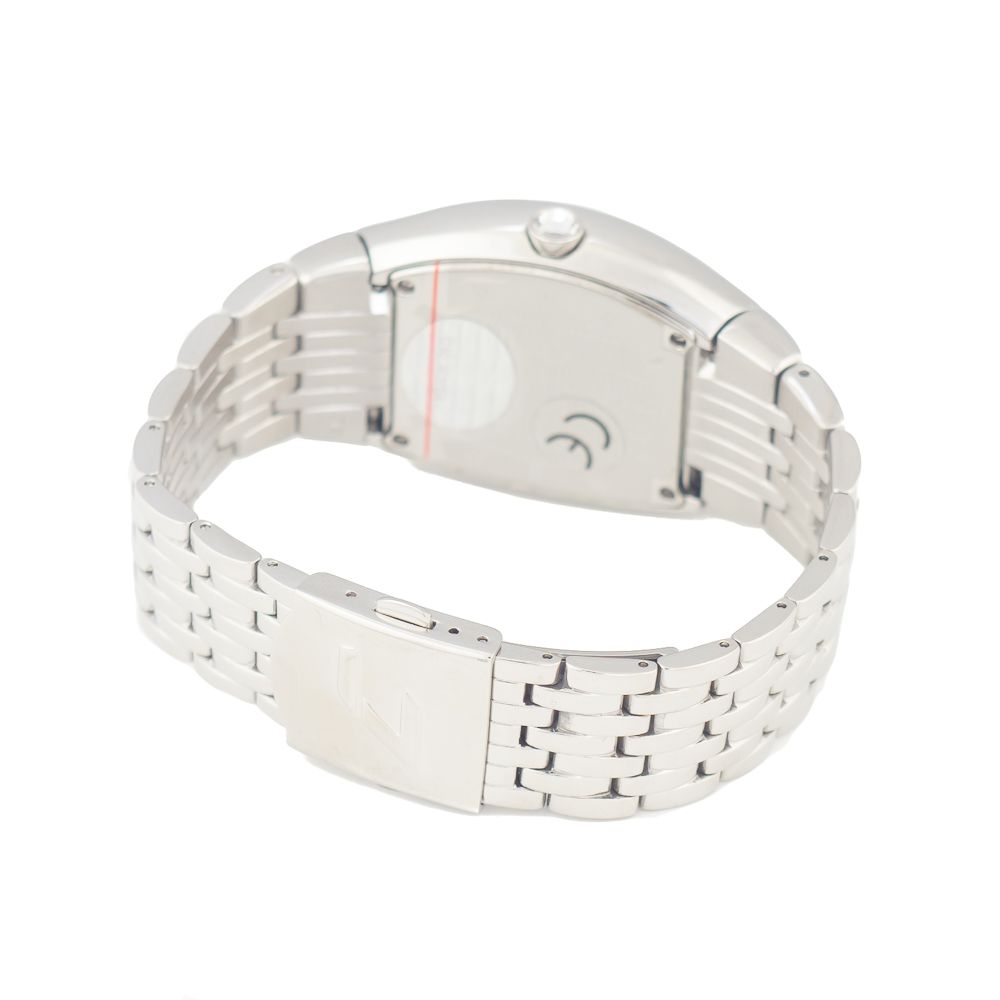 Chronotech Silberne Uhr aus Edelstahl
