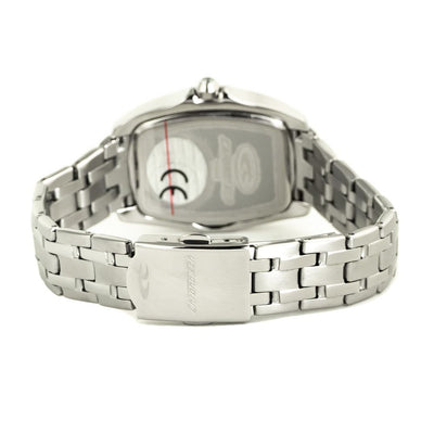 Chronotech Silberne Uhr aus Edelstahl