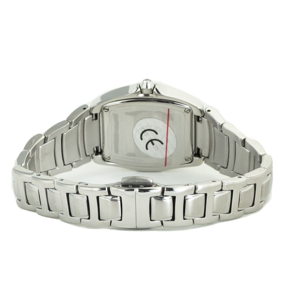 Chronotech Silberne Uhr aus Edelstahl