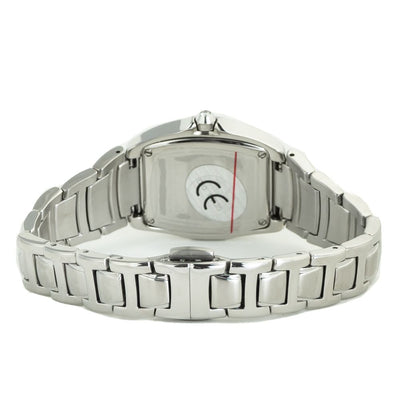 Chronotech Silberne Uhr aus Edelstahl