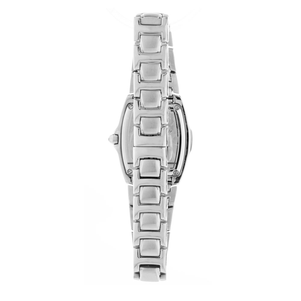 Chronotech Silberne Uhr aus Edelstahl
