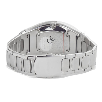 Chronotech Silberne Uhr aus Edelstahl