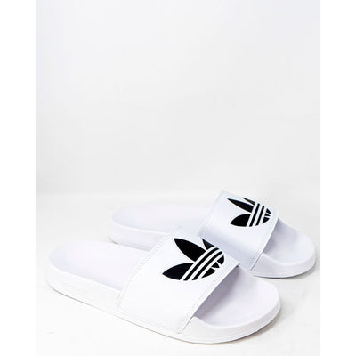 Adidas Weißer Polyester-Pantoffel