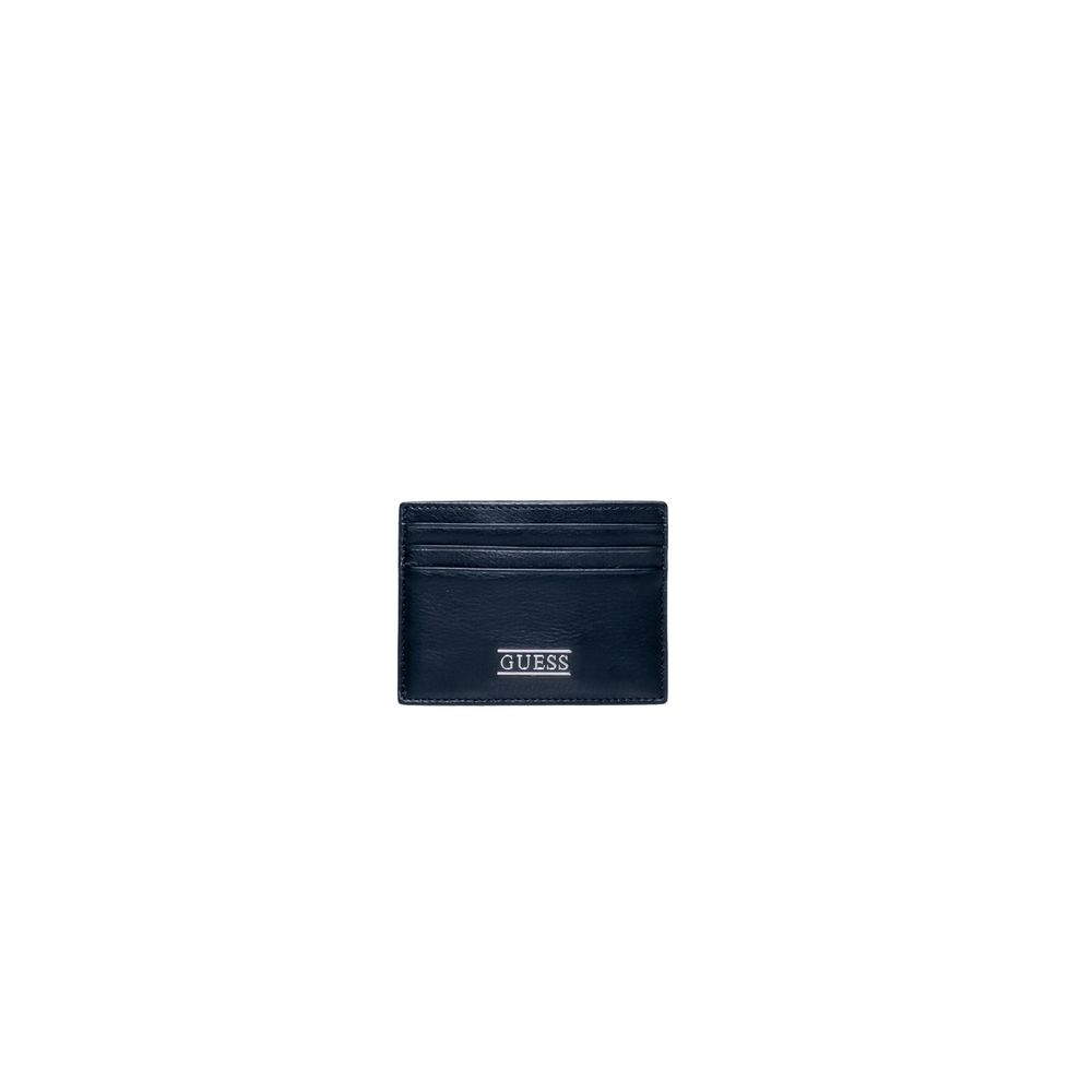 Guess Schwarzer Leder-Kartenhalter