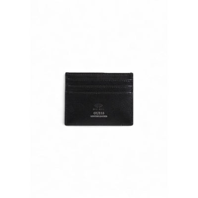 Guess Schwarzer Leder-Kartenhalter