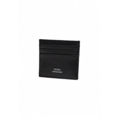 Guess Schwarzer Leder-Kartenhalter