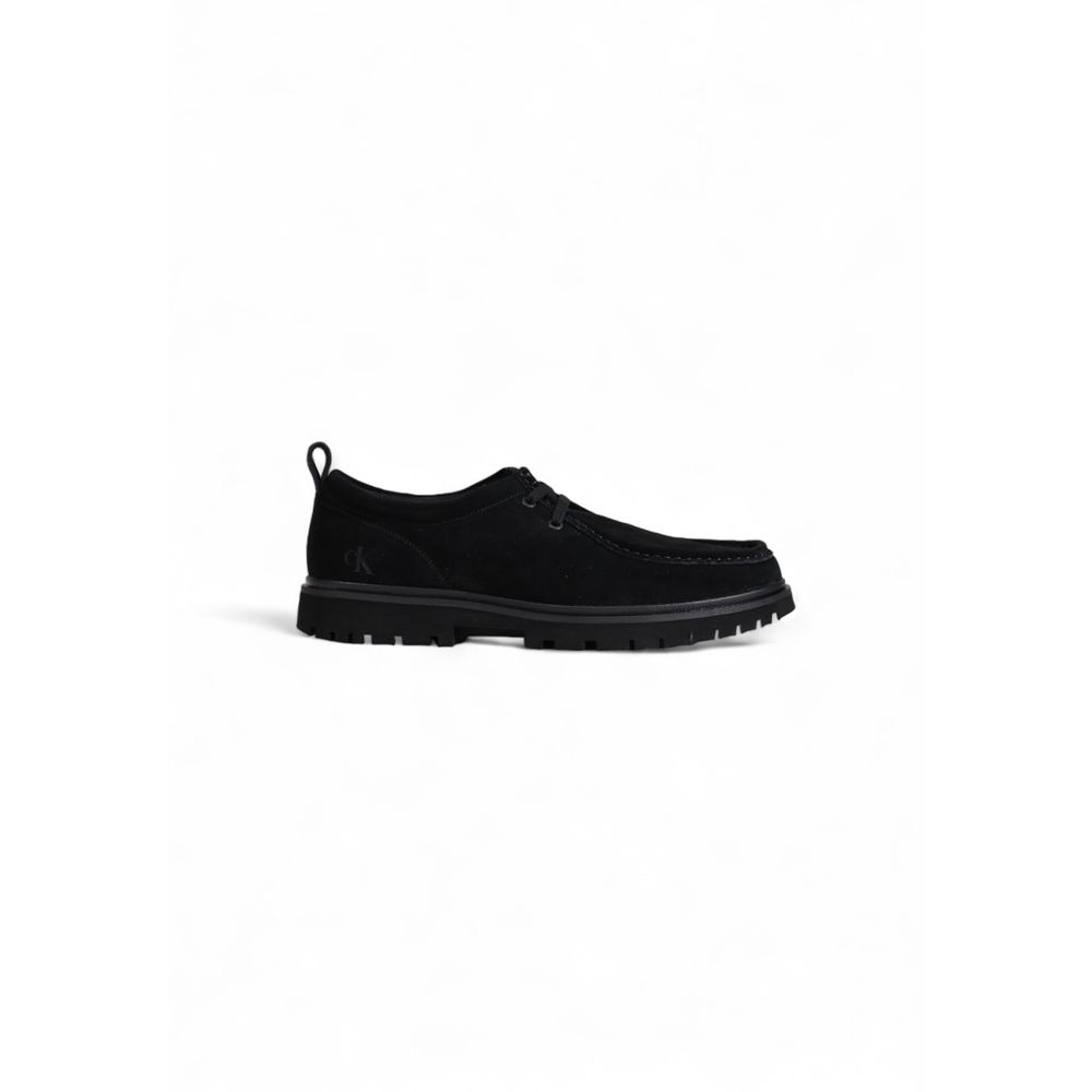 Calvin Klein Jeans Schwarze Wildleder Oxfords und Derby