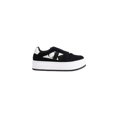 Calvin Klein Jeans Schwarzer Leder-Sneaker