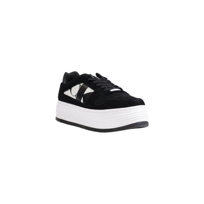 Calvin Klein Jeans Schwarzer Leder-Sneaker
