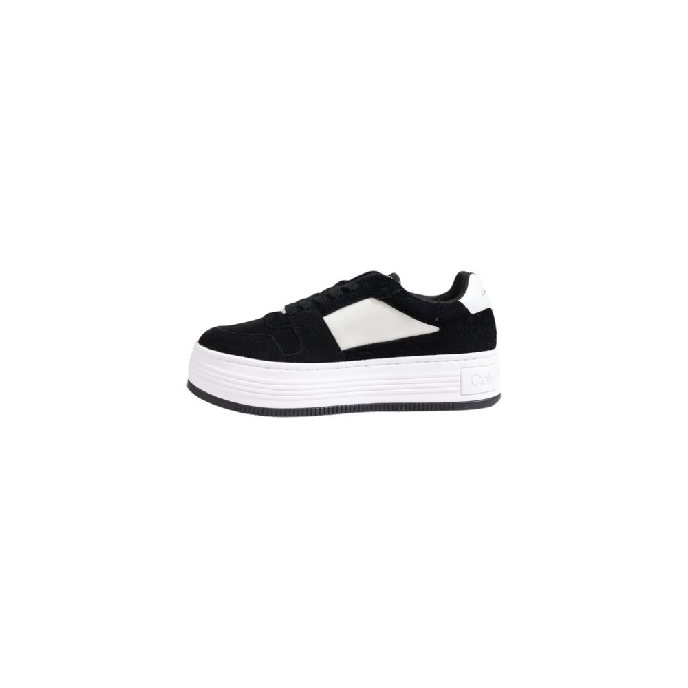 Calvin Klein Jeans Schwarzer Leder-Sneaker