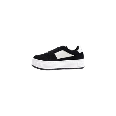 Calvin Klein Jeans Schwarzer Leder-Sneaker