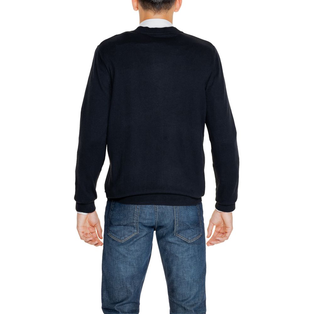 Jack Jones Schwarzer Baumwoll-Cardigan
