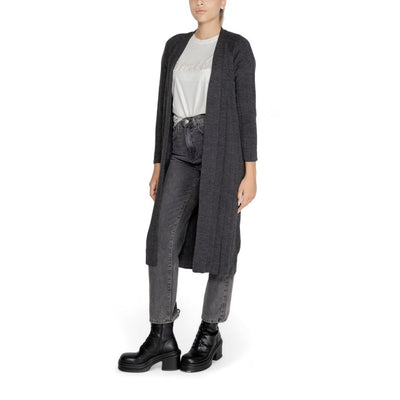 Only Graue Marabu-Strickjacke