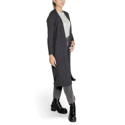 Only Graue Marabu-Strickjacke