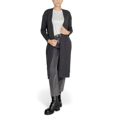 Only Graue Marabu-Strickjacke