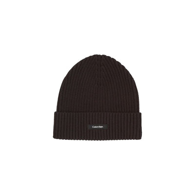 Calvin Klein Schwarze Bio-Baumwollmützen Baseballmütze