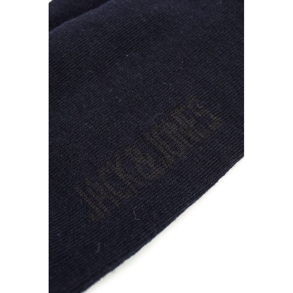 Jack Jones Blaue Baumwollsocke
