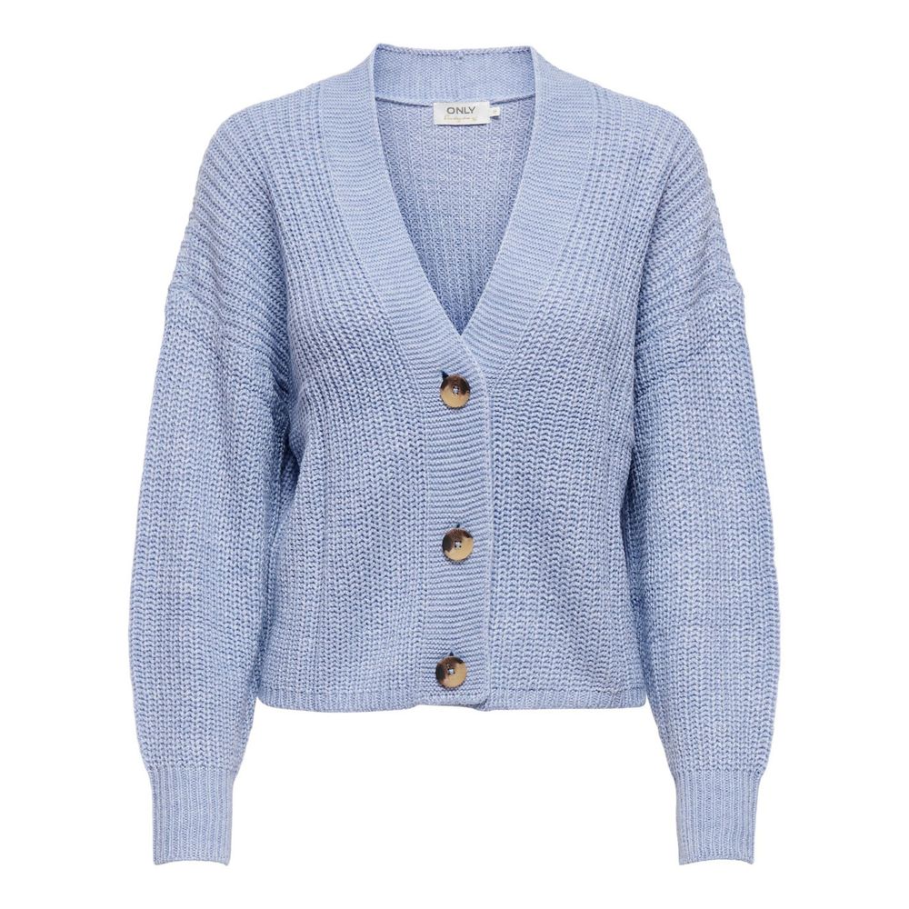 Only Blaue Marabu-Strickjacke