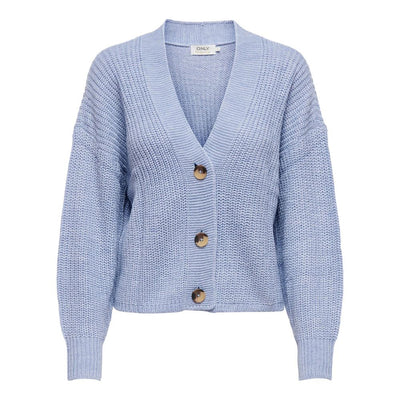 Only Blaue Marabu-Strickjacke