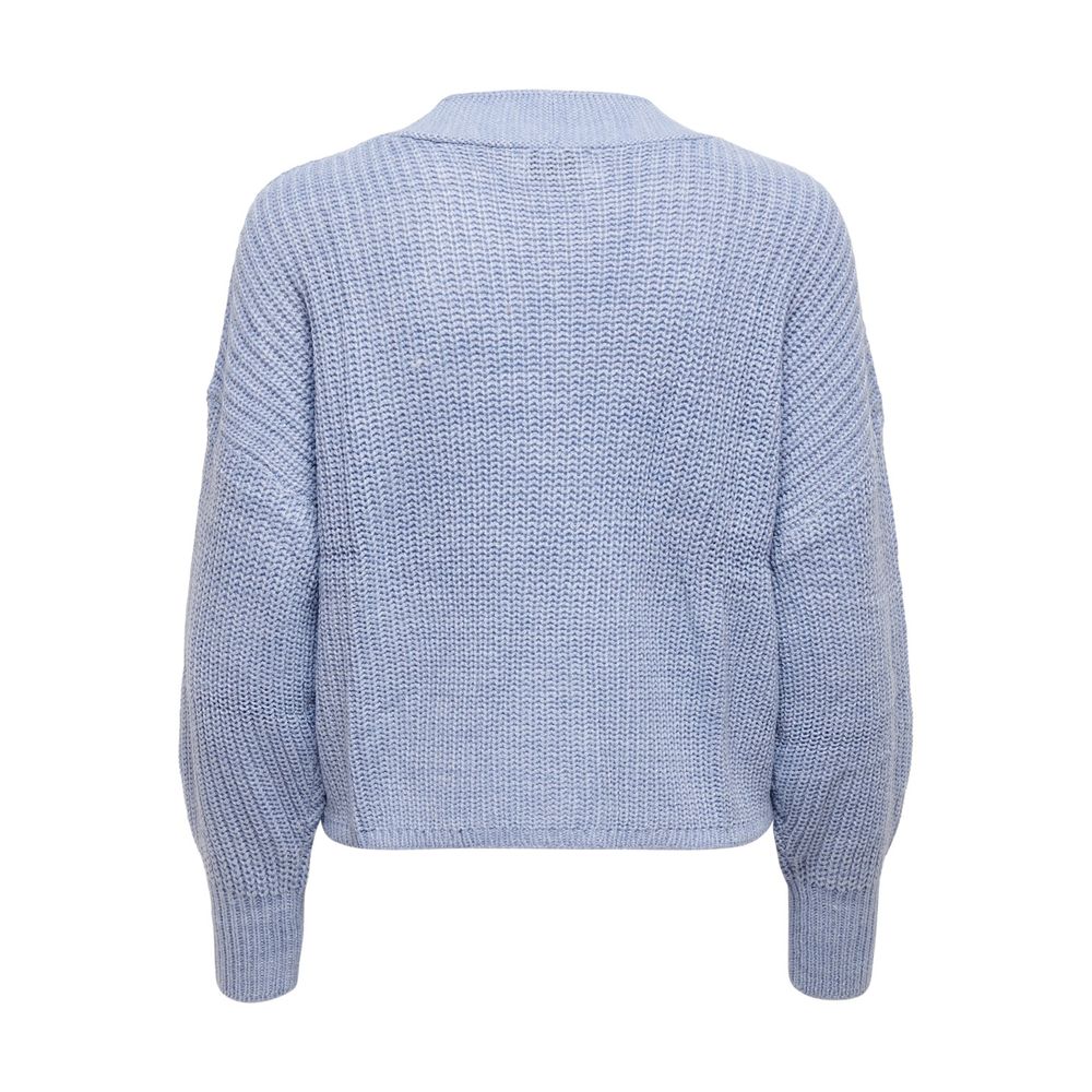 Only Blaue Marabu-Strickjacke