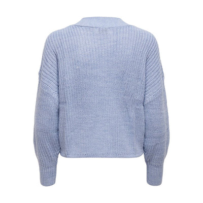 Only Blaue Marabu-Strickjacke