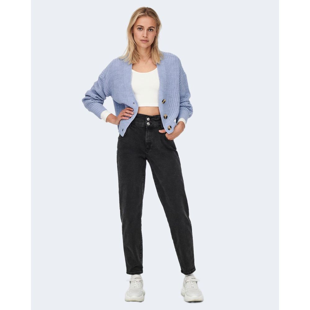 Only Blaue Marabu-Strickjacke
