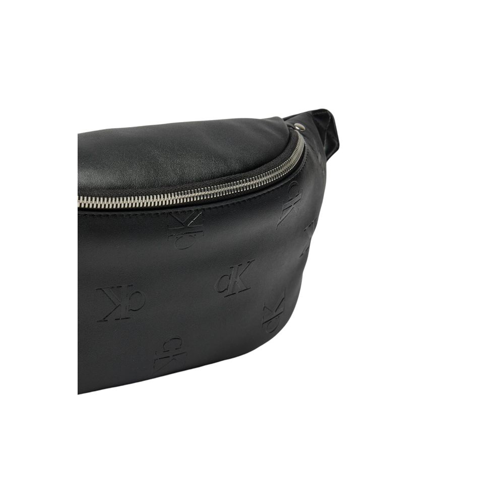 Calvin Klein Jeans Schwarze Gürteltasche aus Polyethylen