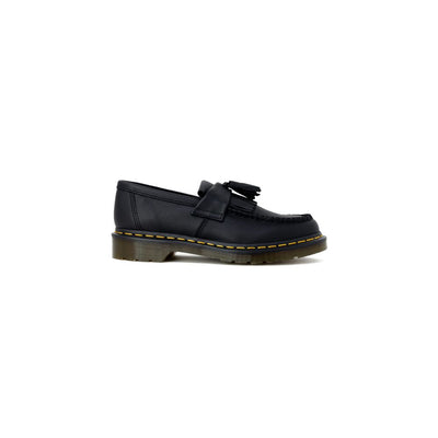 Dr. Martens Schwarze Lederplattform