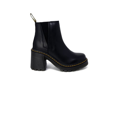 Dr. Martens Schwarzer Leder High Heel