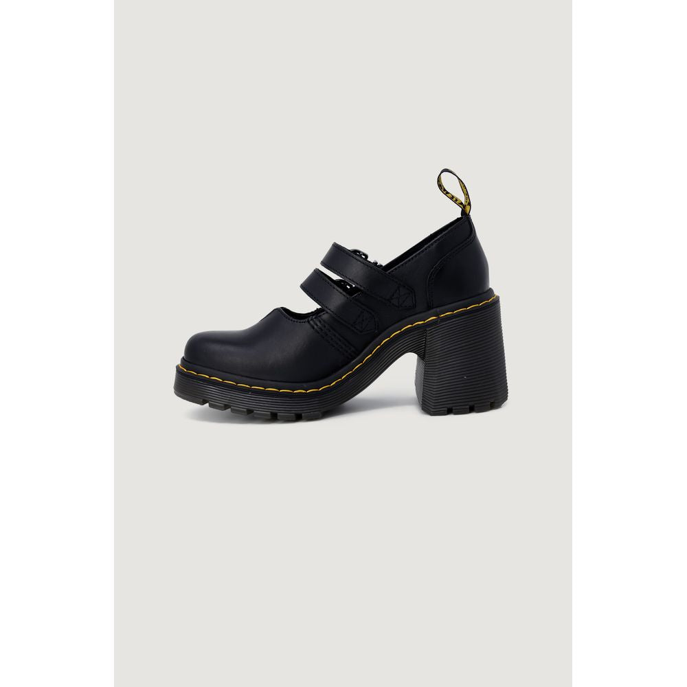 Dr. Martens Schwarzer Leder High Heel