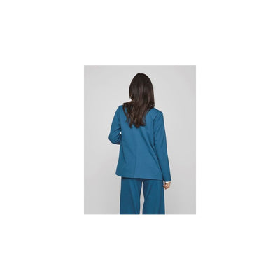 Vila Clothes Blauer Polyester-Blazer