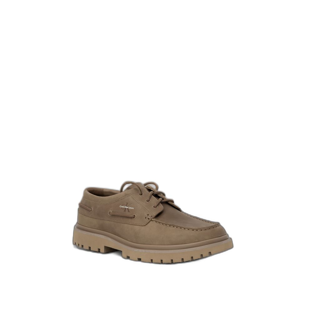 Calvin Klein Jeans Oxfords und Derby aus braunem Leder